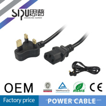 SIPU de alta calidad SA trenzado 220v cable de alimentación cable mejor precio cable de alimentación del ordenador cables eléctricos de cobre